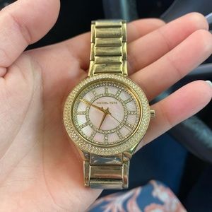 USED Michael Kors Pearl Faced Watch